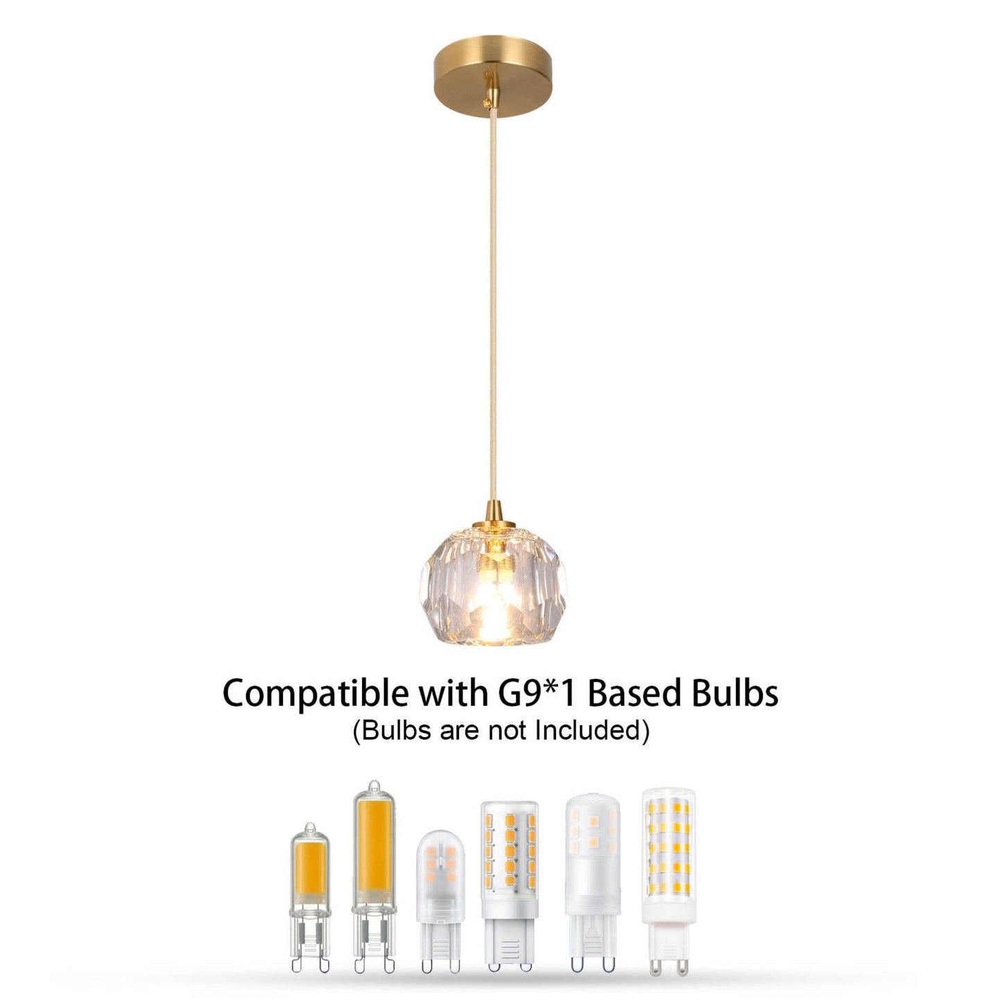 Clara Crystal Charm Pendant Light