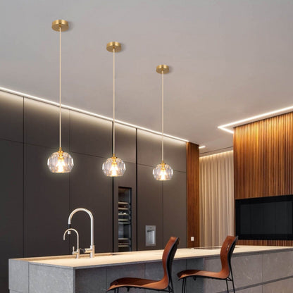 Clara Crystal Charm Pendant Light