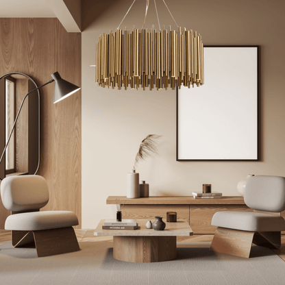 Adeline Golden Nest Artisan Chandelier