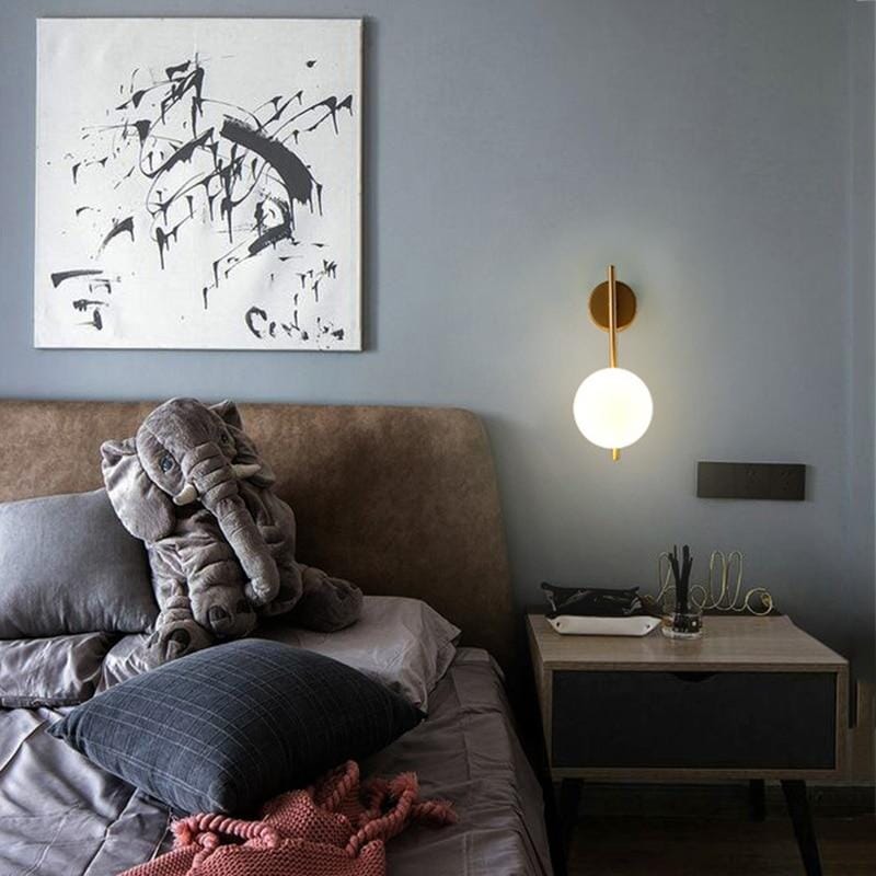 Amélie Nordic Wall Lamp with Frosted Glass Design