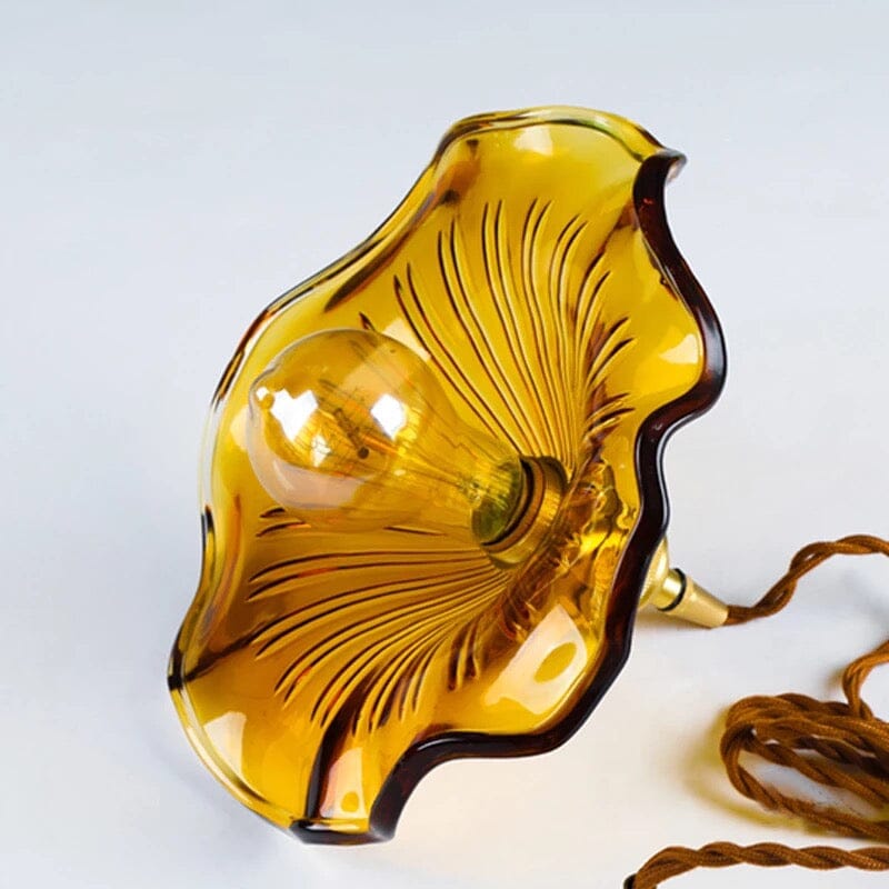 Sophie Artistic Floral Glass Pendant