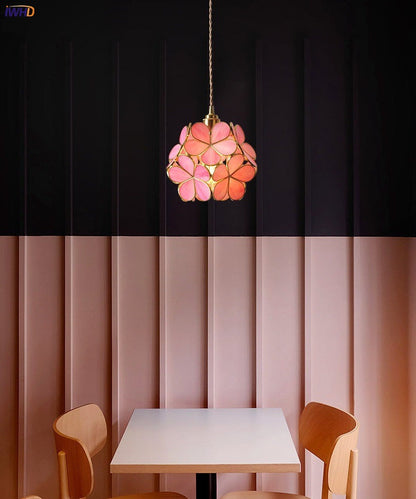 Clara Flower Glass Pendant Light