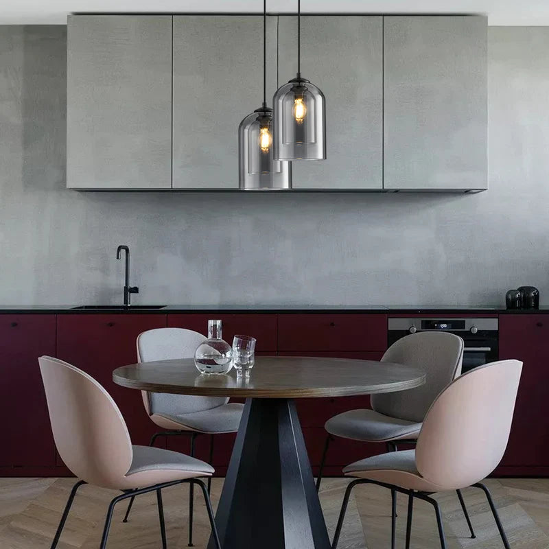 Amélie Aubre Scandinavian Glass Pendant Light