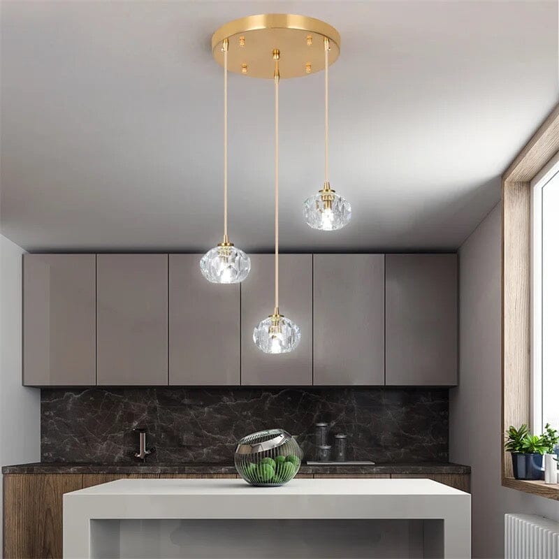 Clara Crystal Charm Pendant Light