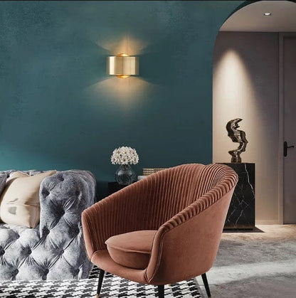 Amélie Golden Ring Wall Lamp with Modern Nordic Design