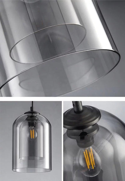 Amélie Aubre Scandinavian Glass Pendant Light
