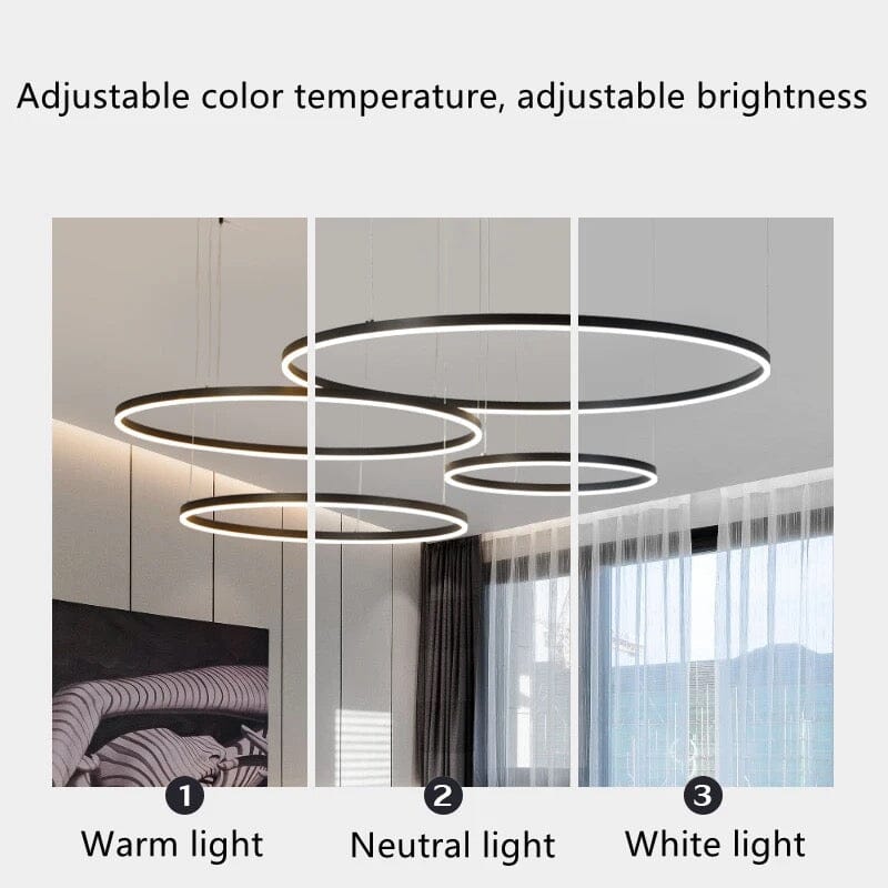 Elodie Circular Luna Chandelier