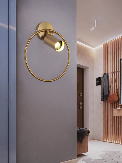 Anneliese Nordic Elegant Wall Lamp with Toughened Glass Shade