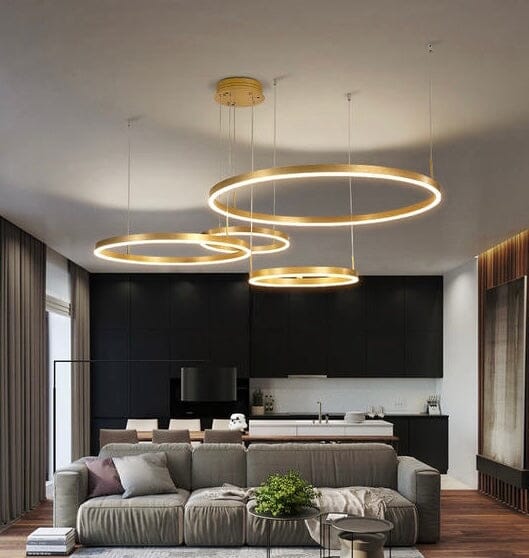 Elodie Circular Luna Chandelier