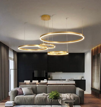 Elodie Circular Luna Chandelier