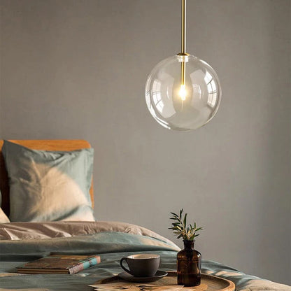 Elodie Scandinavian Glass Ball Pendant