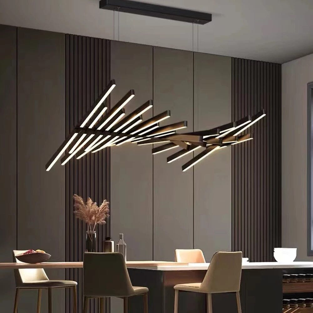 Sophie Geometric Fishbone Chandelier