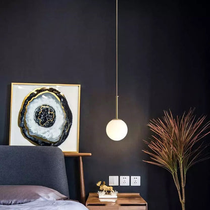 Elena Scandinavian Glass Pendant Light