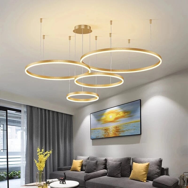 Elodie Circular Luna Chandelier