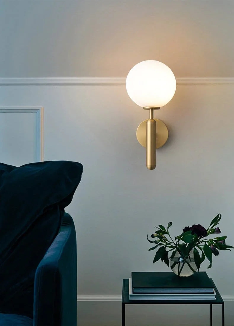 Isabella Modern Glass & Metal Sconce