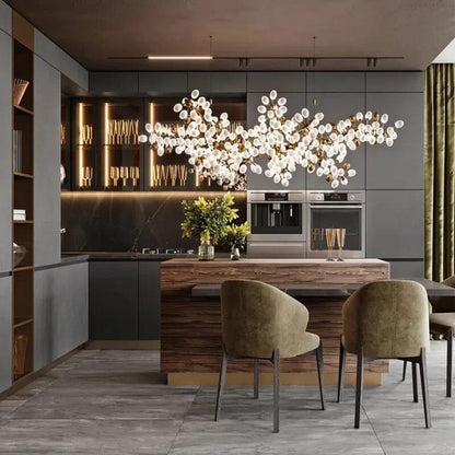 Chloé Golden Grape Vine Chandelier