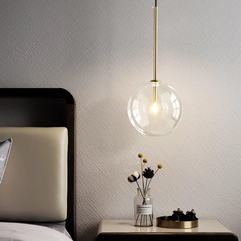 Elodie Scandinavian Glass Ball Pendant