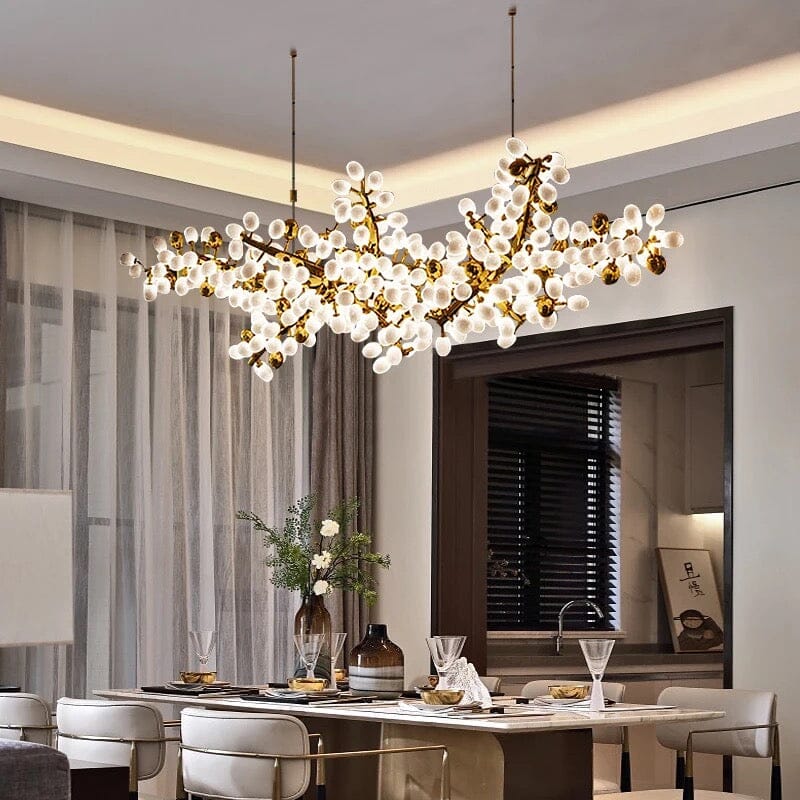 Chloé Golden Grape Vine Chandelier