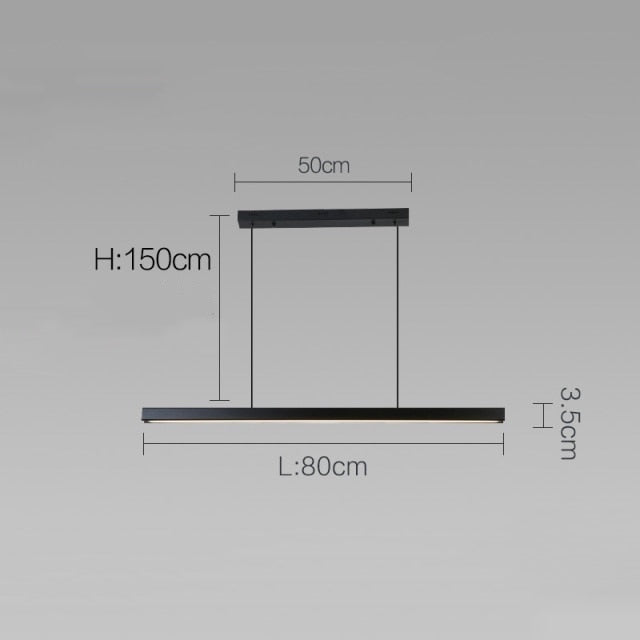Juliette Minimalist Linear Pendant