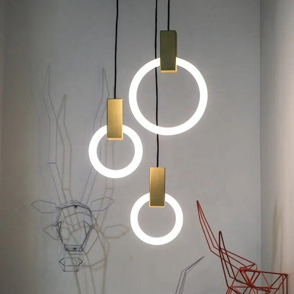 Isabelle Circular Halo Pendant
