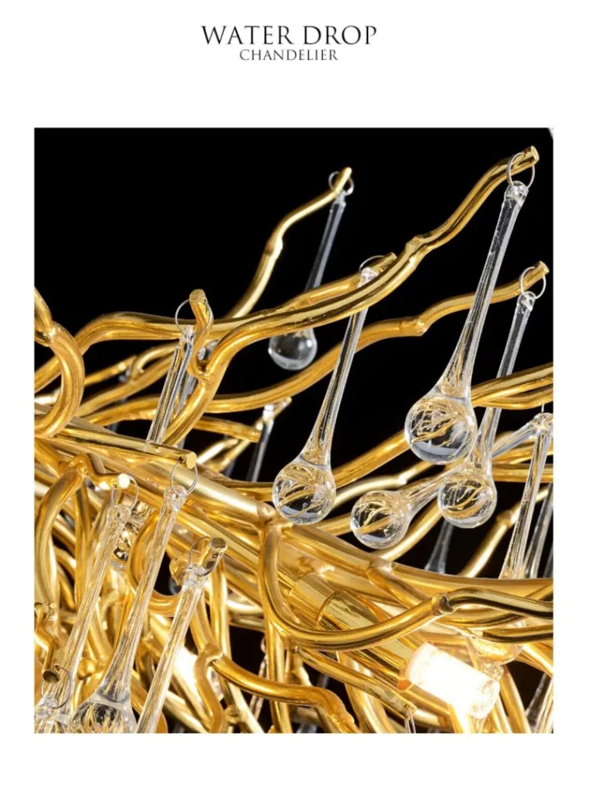 Noémie Waterdrop Luxury Crystal Chandelier