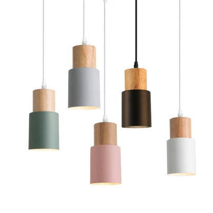 Amélie Handcrafted Oak Pendant Light