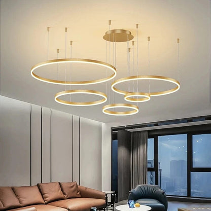 Elodie Circular Luna Chandelier