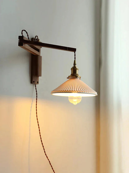 Aurélie Elmwood Adjustable Arm LED Wall Lamp