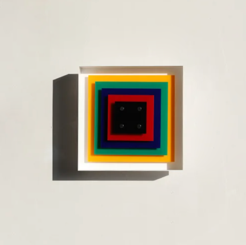 Élodie Light Squares Bauhaus LED Wall Lamp