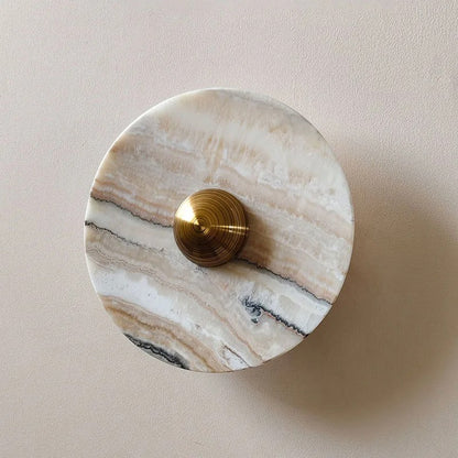Camille Orbicular Marble Sconce