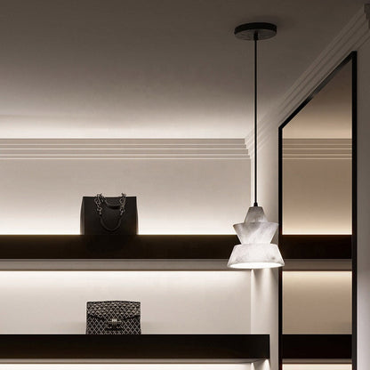 Eloise Alabaster Marble Pendant Light
