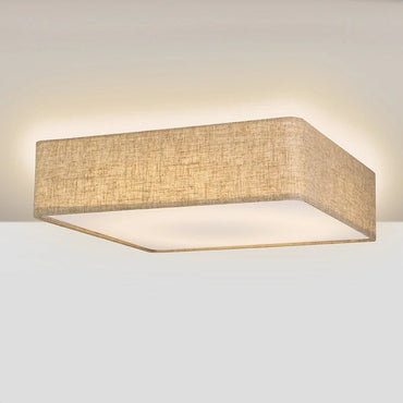 Amélie Minimalist Fabric Drum Ceiling Light