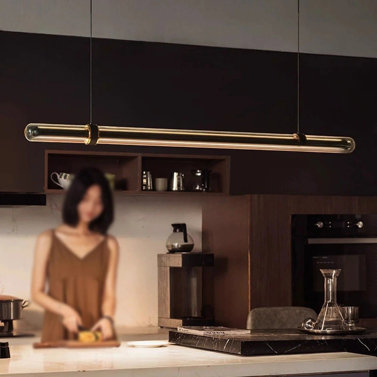 Amélie Time Tunnel Linear Pendant
