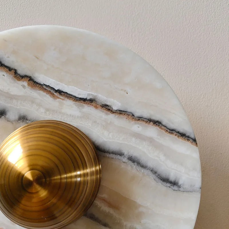 Camille Orbicular Marble Sconce