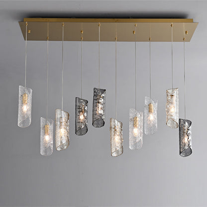 Juliette Sculpted Glass Tiered Pendant