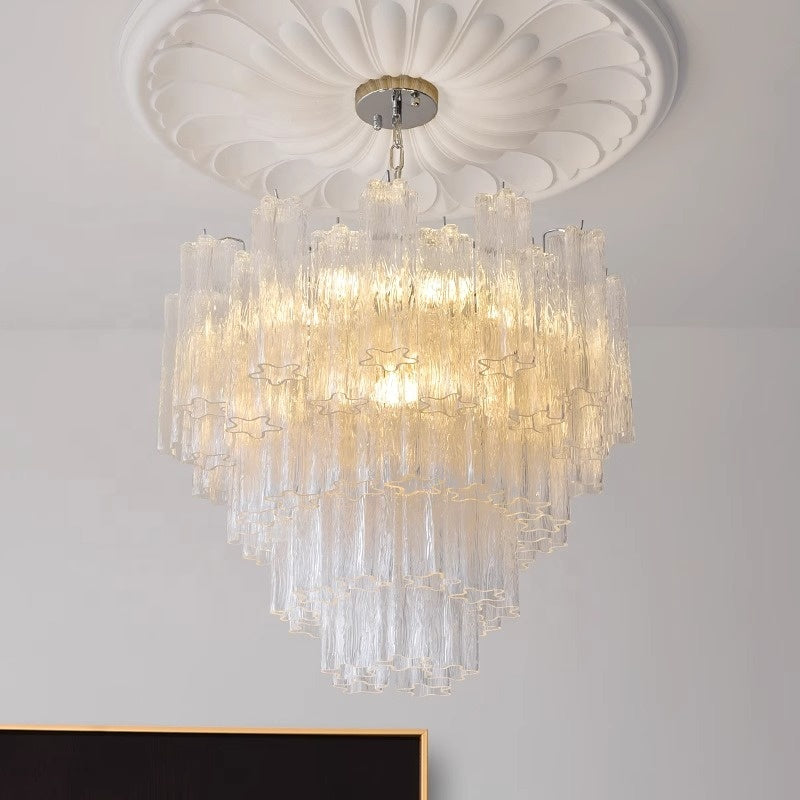 Vivienne Geometric Glass Pendant Light
