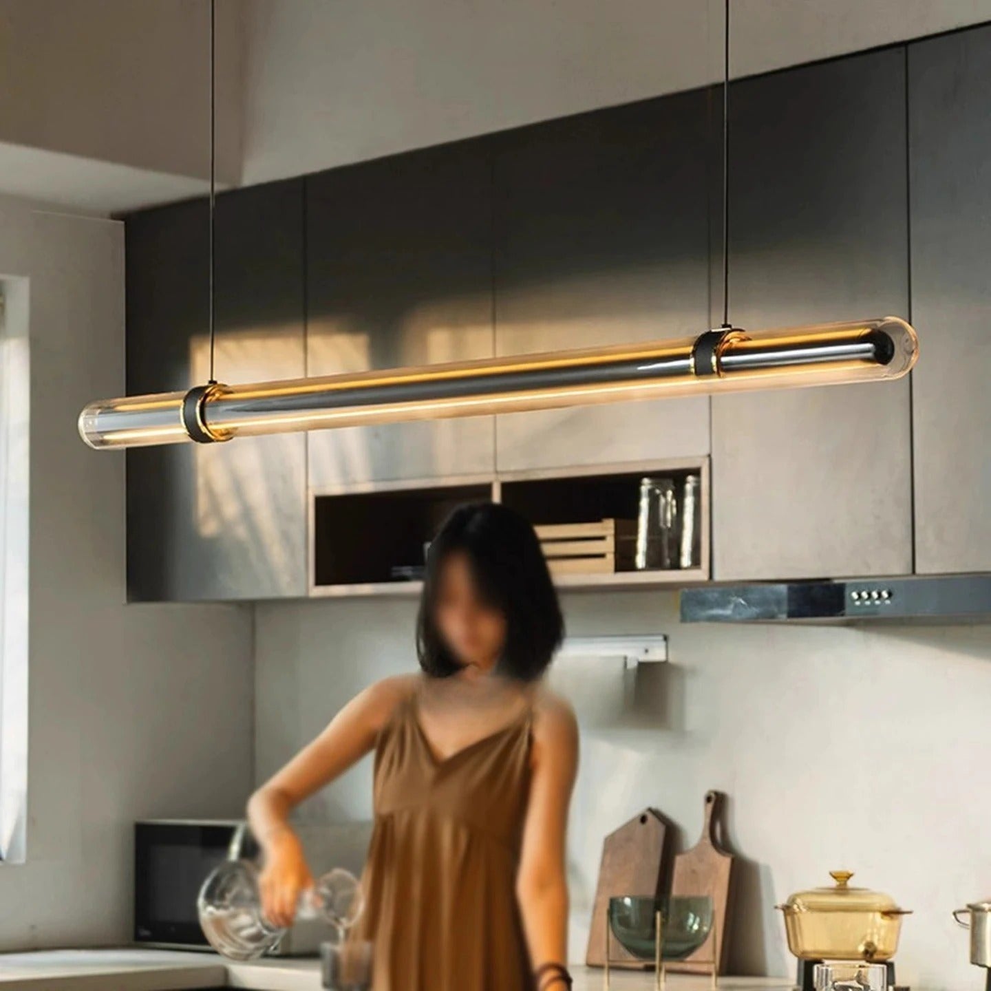Amélie Time Tunnel Linear Pendant
