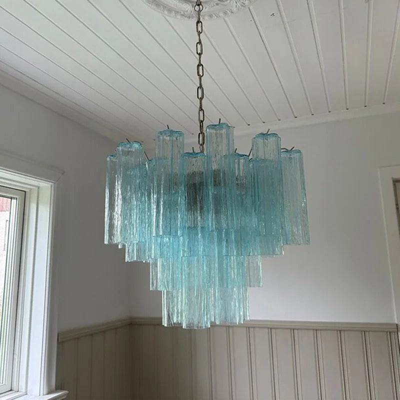 Vivienne Geometric Glass Pendant Light