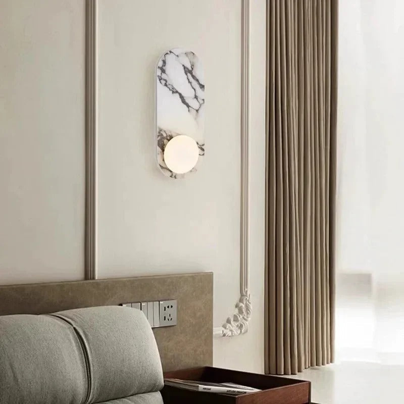 Yvette Marble Wall Lamp