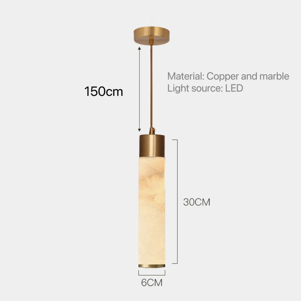 Amélie Valencia Spanish Marble Pendant Light