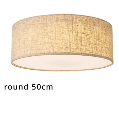 Amélie Minimalist Fabric Drum Ceiling Light