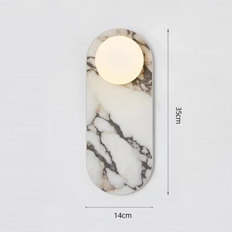 Yvette Marble Wall Lamp