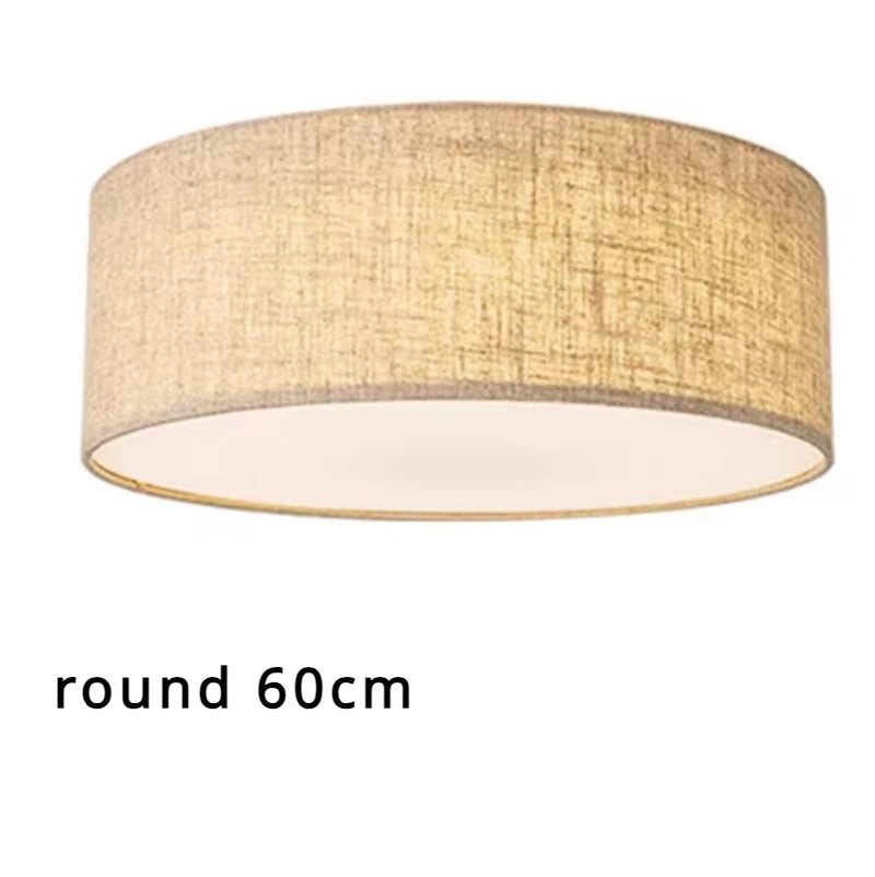 Amélie Minimalist Fabric Drum Ceiling Light