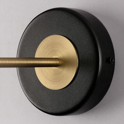 Auriane Acrylic Hanging Wall Light with Black Gold Finish