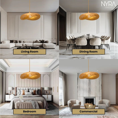 Juliette Bamboo Weaving Pendant Light