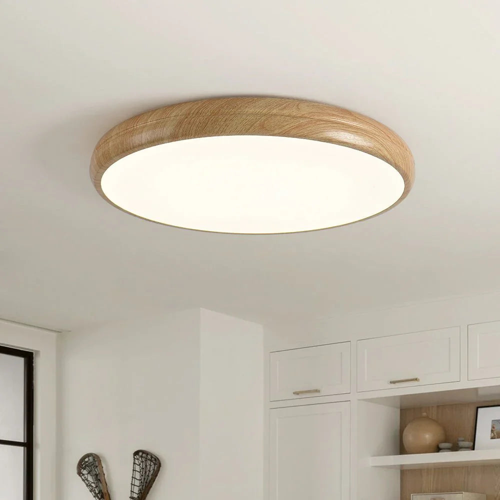Amélie Nimra Wood Grain Ceiling Light
