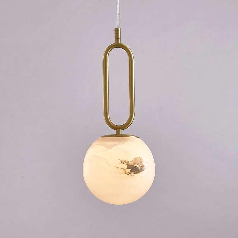 Penelope Marble Ball Pendant Light